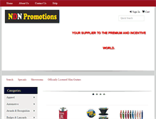 Tablet Screenshot of ndnpromotions.com